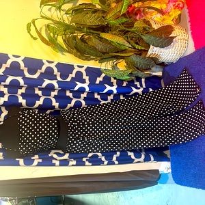 2 piece polka dot wide leg with flare bottom pants set